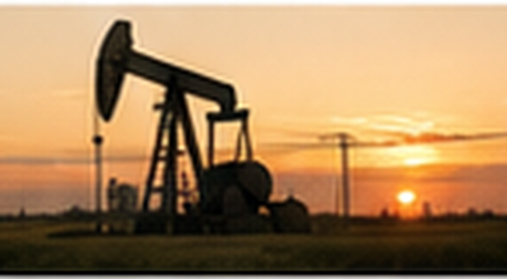 Pumpjack at sunset.